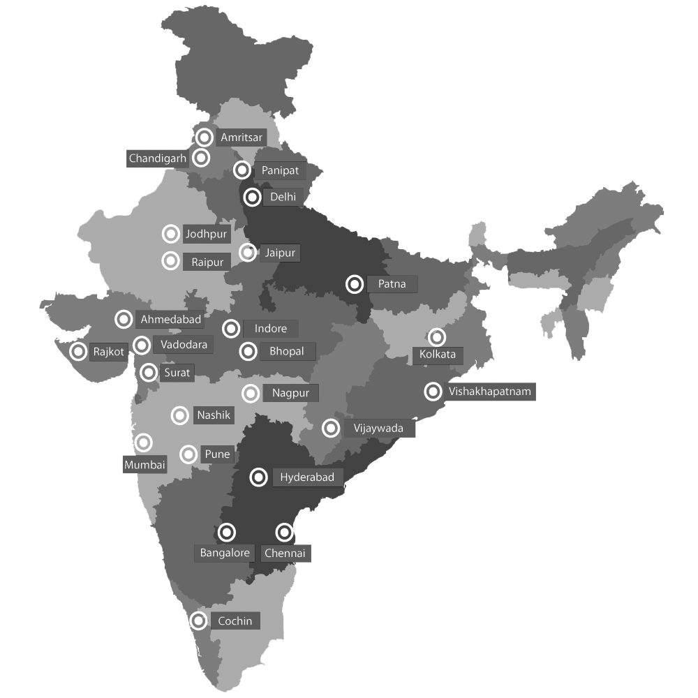 Our locations in India